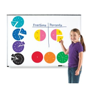 Double-Sided Magnetic Fraction Circles 