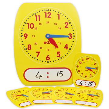 24 Hour Write-On/Wipe-Off Demonstration and Student Clock Pack