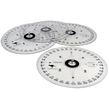 Magnetic Whiteboard Protractor - 360 Degree (Set of 4)