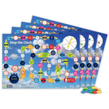 Stop the Clock Maths Game (Set of 4) - Dr Paul Swan