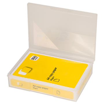 Storage Box - Clear A4 (Set of 3)