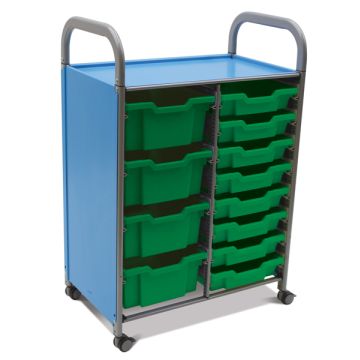 Callero Double Trolley - SD Tray Unit
