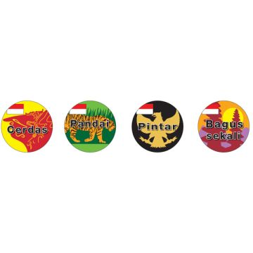 Indonesian Language Stickers - Pack of 96